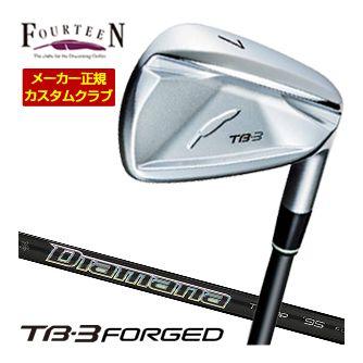 特注カスタムクラブ フォーティーン 2025NEW TB-3 FORGED アイアン アイアン 三菱 ディアマナ Thump Iron シャフト 単品[＃5、＃6、＃7、＃8、＃9、PW]