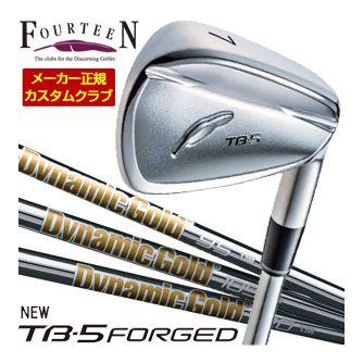 特注カスタムクラブ フォーティーン 2025NEW TB-5 FORGED アイアン DG85 / DG95 / DG105 / DG120 シャフト 単品[＃5、＃6、＃7、＃8、＃9、PW]