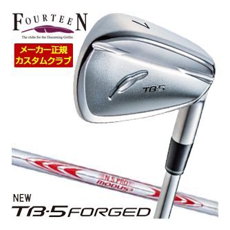 特注カスタムクラブ フォーティーン 2025NEW TB-5 FORGED アイアン N.S.PRO MODUS3 TOUR130 シャフト 4本セット[＃7-P]