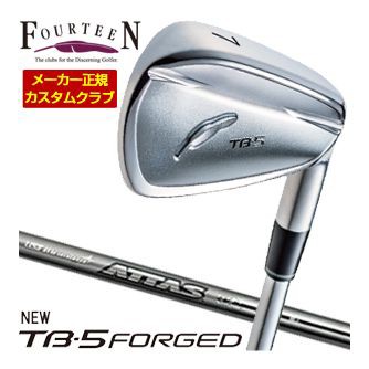 特注カスタムクラブ フォーティーン 2025NEW TB-5 FORGED アイアン USTマミヤ アッタス アイアン 10 シャフト 4本セット[＃7-P]