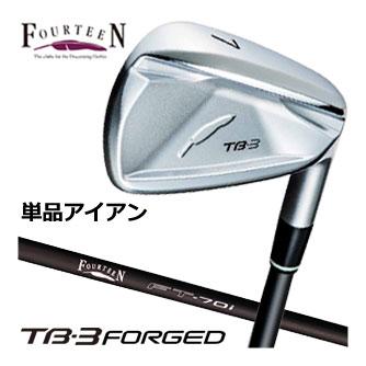 フォーティーン 2025NEW TB-3 FORGED アイアン FT-70i カーボンシャフト 単品[＃5、＃6]
