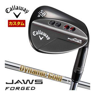 特注カスタムクラブ キャロウェイ JAWS FORGED ウェッジ チャコールブラック Dynamic Gold HT シャフト