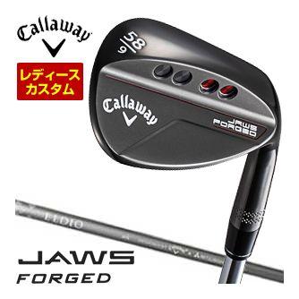 特注カスタムクラブ キャロウェイ JAWS FORGED ウィメンズ ウェッジ チャコールブラック ELDIO 40 for Callaway シャフト