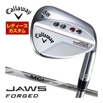 特注カスタムクラブ キャロウェイ JAWS FORGED ウィメンズ ウェッジ クロム MCI FUJIKURA ホワイト シャフト｜au PAY  マーケット