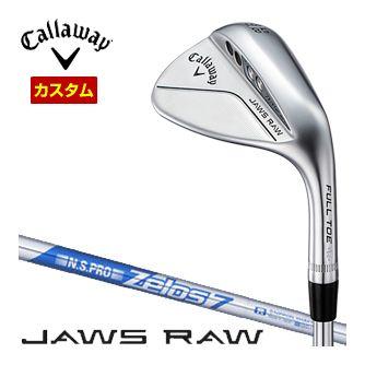 特注カスタムクラブ キャロウェイ JAWS RAW ウェッジ クロム（Jグラインド） N.S.PRO Zelos7 シャフト