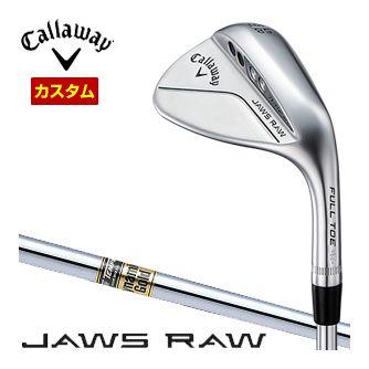 特注カスタムクラブ キャロウェイ JAWS RAW ウェッジ クロム（Jグラインド） ダイナミックゴールド シャフト