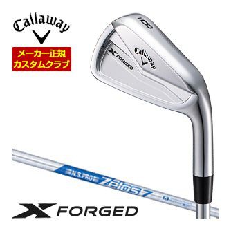 特注カスタムクラブ キャロウェイ X FORGED 24 アイアン 6本セット[＃5-P] N.S.PRO Zelos7 シャフト