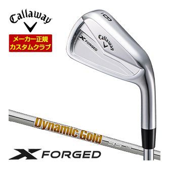 特注カスタムクラブ キャロウェイ X FORGED 24 アイアン 6本セット[＃5-P] ダイナミックゴールド 95 シャフト