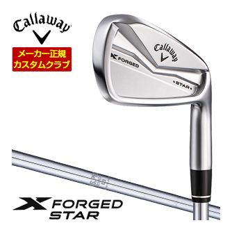 特注カスタムクラブ キャロウェイ X FORGED STAR 24 アイアン 6本セット[＃5-P] N.S.PRO 950GH シャフト