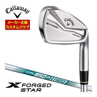 特注カスタムクラブ キャロウェイ X FORGED STAR 24 アイアン 6本セット[＃5-P] N.S.PRO 850GH neo シャフト