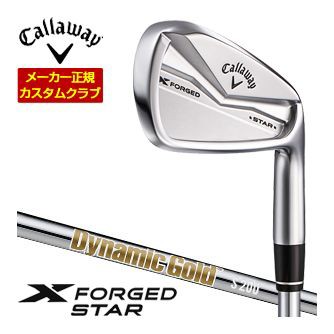 特注カスタムクラブ キャロウェイ X FORGED STAR 24 アイアン 6本セット[＃5-P] ダイナミックゴールド HT シャフトの通販はau  PAY マーケット - ゴルフプラザ グリーンフィル | au PAY マーケット－通販サイト