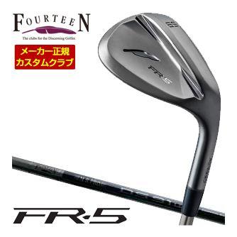 特注カスタムクラブ フォーティーン FR-5 ウエッジ ダイヤモンドブラックサテン仕上げ Fourteenオリジナル DS-91w BLACK Edition スチール シャフト