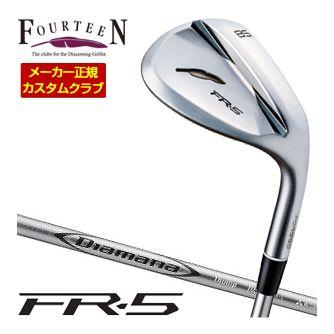 特注カスタムクラブ フォーティーン FR-5 ウエッジ パールサテン仕上げ 三菱 ディアマナ Thump Iron シャフト