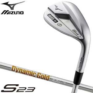 ミズノ S23 ウエッジ ホワイトサテンブラッシュ仕上げ Dynamic Gold 105 シャフト