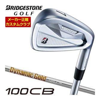 特注カスタムクラブ ブリヂストンゴルフ TOUR B 100CB アイアン 4本セット[＃7-PW] ダイナミックゴールド 120 シャフト