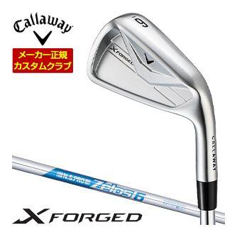 特注カスタムクラブ キャロウェイ X FORGED アイアン 4本セット[＃7-P] N.S.PRO Zelos6 シャフト