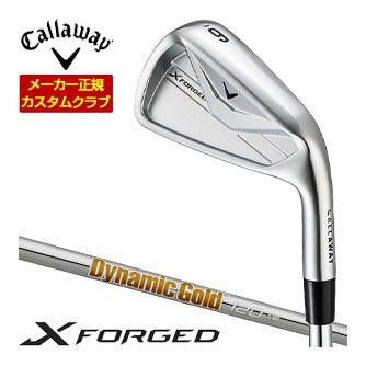 特注カスタムクラブ キャロウェイ X FORGED アイアン 4本セット[＃7-P] ダイナミックゴールド 120 シャフト