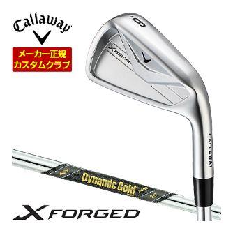 特注カスタムクラブ キャロウェイ X FORGED アイアン 4本セット[＃7-P] ダイナミックゴールド MID115 シャフト