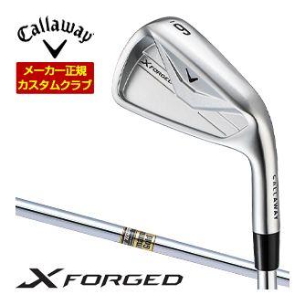 特注カスタムクラブ キャロウェイ X FORGED アイアン 4本セット[＃7-P] ダイナミックゴールド シャフト