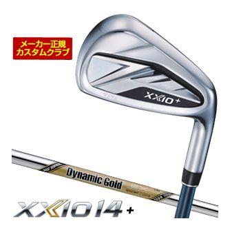 特注カスタムクラブ ゼクシオ 14+ アイアン ダイナミックゴールド EX TOUR ISSUE シャフト 4本セット[＃7-P]