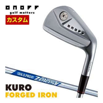 特注カスタムクラブ オノフ 2024 KURO FORGED アイアン 4本セット[＃7-P] N.S.PRO ZEROS 7 シャフト  標準グリップ仕様の通販はau PAY マーケット - ゴルフプラザ グリーンフィル | au PAY マーケット－通販サイト