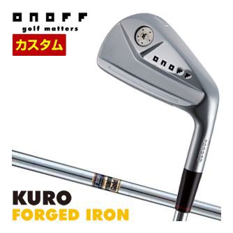 特注カスタムクラブ オノフ 2024 KURO FORGED アイアン 4本セット[＃7-P] ダイナミックゴールド シャフト 標準グリップ仕様