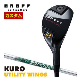 特注カスタムクラブ オノフ 2024 KURO ユーティリティ ウィングス N.S.PRO 950GH neo シャフト ウエイト調整グリップ仕様の通販は