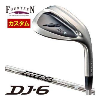 特注カスタムクラブ フォーティーン DJ-6 Black Edition ウエッジ USTマミヤ アッタス SPINWEDGE シャフト