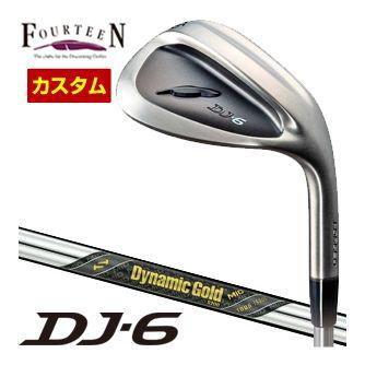 特注カスタムクラブ フォーティーン DJ-6 Black Edition ウエッジ ダイナミックゴールド MID 115 シャフト