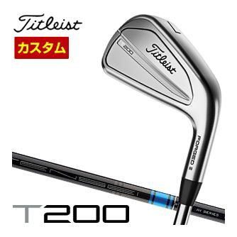 特注カスタムクラブ タイトリスト T200 アイアン Titleist TENSEI AV AM2 BLUE シャフト 6本セット[＃5-P]