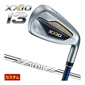 特注カスタムクラブ ゼクシオ 13 アイアン ダイナミックゴールド AMT TOUR WHITE シャフト 4本セット[＃7-P]