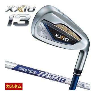 特注カスタムクラブ ゼクシオ 13 アイアン N.S.PRO ZELOS 8 シャフト 4本セット[＃7-P]