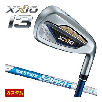 特注カスタムクラブ ゼクシオ 13 アイアン N.S.PRO ZELOS 6 シャフト 4本セット[＃7-P]