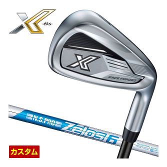 特注カスタムクラブ ゼクシオ エックス 13 アイアン N.S.PRO ZELOS 6 シャフト 4本セット[＃7-P]