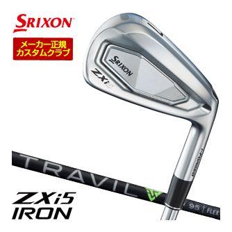 特注カスタムクラブ スリクソン ZXi5 アイアン フジクラ TRAVIL シャフト 単品[＃4、＃5、＃6、＃7、＃8、＃9、PW、AW、SW]