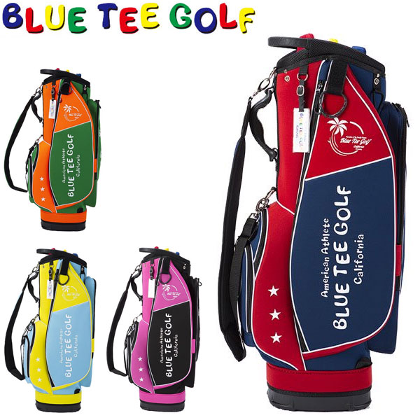 ブルーティーゴルフ キャディバッグ ストレッチ ツートーン カートバッグ CB-017