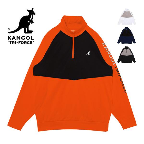 カンゴール トライフォース メンズ ゴルフウェア 裏起毛 ハーフジップ スウェット KFBA-53 2022年秋冬モデル M-XLの通販は 6,050円