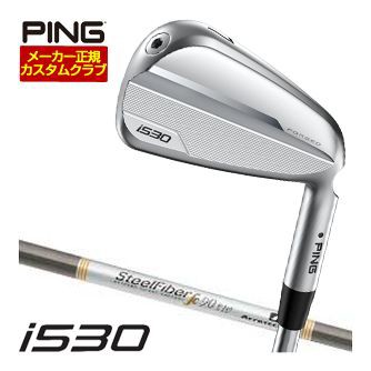 特注カスタムクラブ ピン i530 アイアン Aerotech Steel Fiber fc シャフト 単品[＃4、＃5、＃6、＃7、＃8、＃9、PW、UW]の通販は