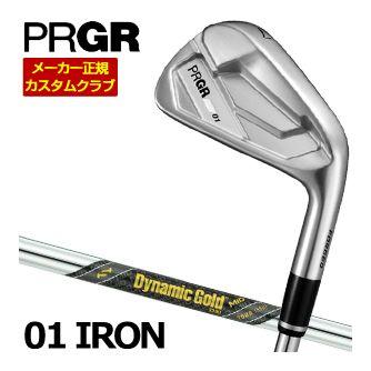 特注カスタムクラブ プロギア 01 アイアン ダイナミックゴールド MID ツアーイシュー シャフト 単品[＃4、＃5、＃6、＃7、＃8、＃9、PW、GW]