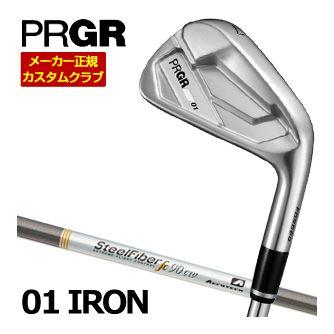 特注カスタムクラブ プロギア 01 アイアン Steel Fiber fc シャフト 単品[＃4、＃5、＃6、＃7、＃8、＃9、PW、GW]
