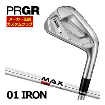 特注カスタムクラブ プロギア 01 アイアン KBS MAX80 シャフト 4本セット[＃7-PW]