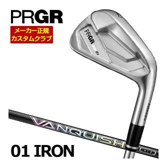 特注カスタムクラブ プロギア 01 アイアン 三菱VANQUISH IRON シャフト 4本セット[＃7-PW]