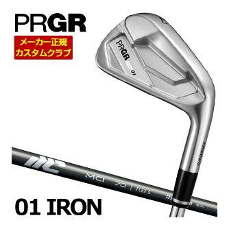 特注カスタムクラブ プロギア 01 アイアン フジクラ 25NEW MCI 50 / 60 / 70 / 80 / 90 / 100 シャフト 4本セット[＃7-PW]