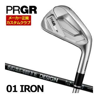 特注カスタムクラブ プロギア 01 アイアン グラファイトデザイン RAUNE IRON 105 シャフト 4本セット[＃7-PW]