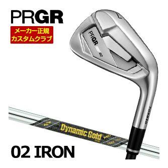 特注カスタムクラブ プロギア 02 アイアン ダイナミックゴールド MID ツアーイシュー シャフト 単品[＃4、＃5、＃6、＃7、＃8、＃9、PW]