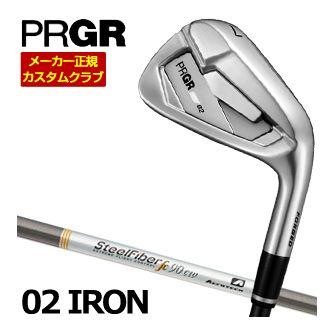 特注カスタムクラブ プロギア 02 アイアン Steel Fiber fc シャフト 単品[＃4、＃5、＃6、＃7、＃8、＃9、PW]