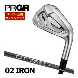 特注カスタムクラブ プロギア 02 アイアン 三菱 NEW OT IRON シャフト 4本セット[＃7-PW] [21NEWブラックコスメ]