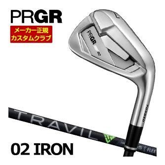 特注カスタムクラブ プロギア 02 アイアン フジクラ TRAVIL IRON シャフト 4本セット[＃7-PW]