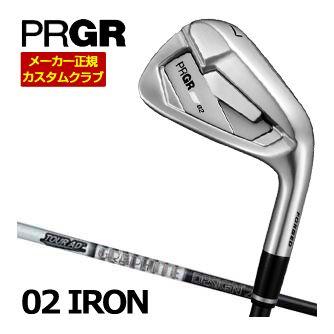 特注カスタムクラブ プロギア 02 アイアン グラファイトデザイン ツアーAD 55 / 65 / 75 / 85 / 95 シャフト 単品[＃4、＃5、＃6、＃7、＃8、＃9、PW]