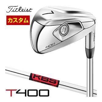 特注カスタムクラブ タイトリスト T400 アイアン KBS TOUR シャフト 5本セット[＃7-P、W43]